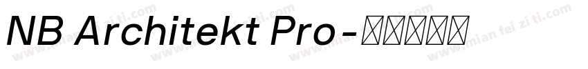 NB Architekt Pro字体转换